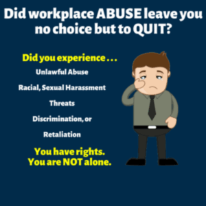 Examples of constructive discharge